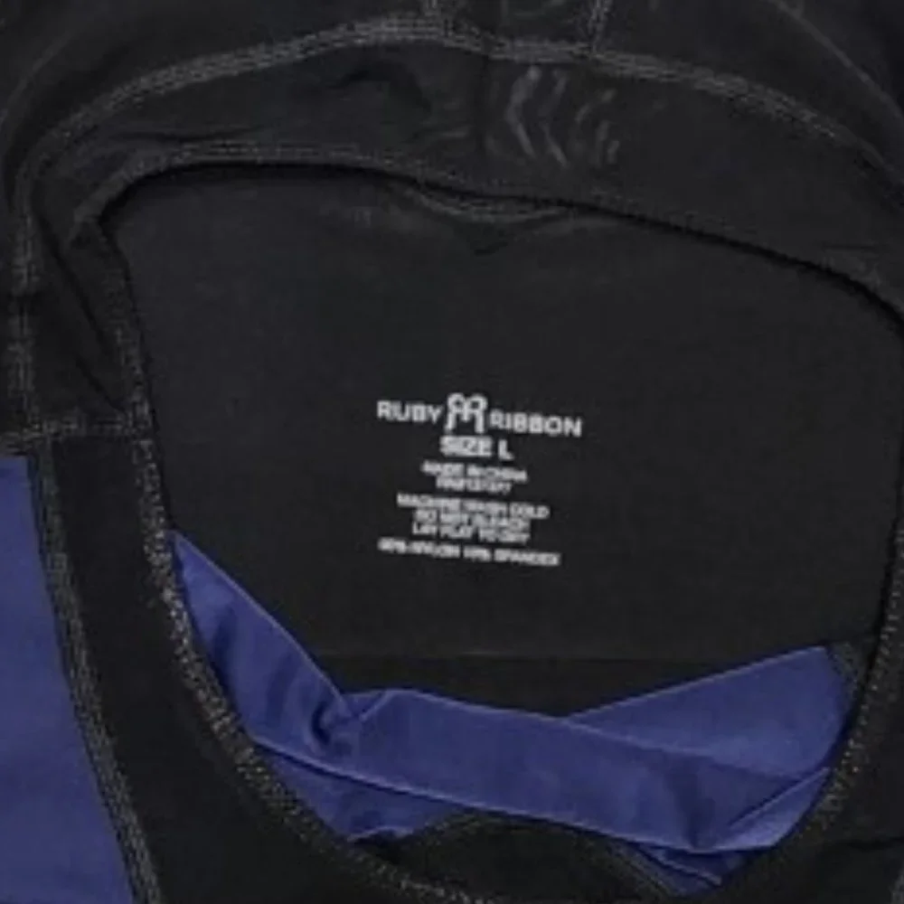 Ruby Ribbon Colorblock Tank ~ Large #1455 - Picture 9 of 11